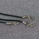 18" 100pcs Rubber Necklace Braid Cord Findings Lobster Clasp DIY Gift Wholesale