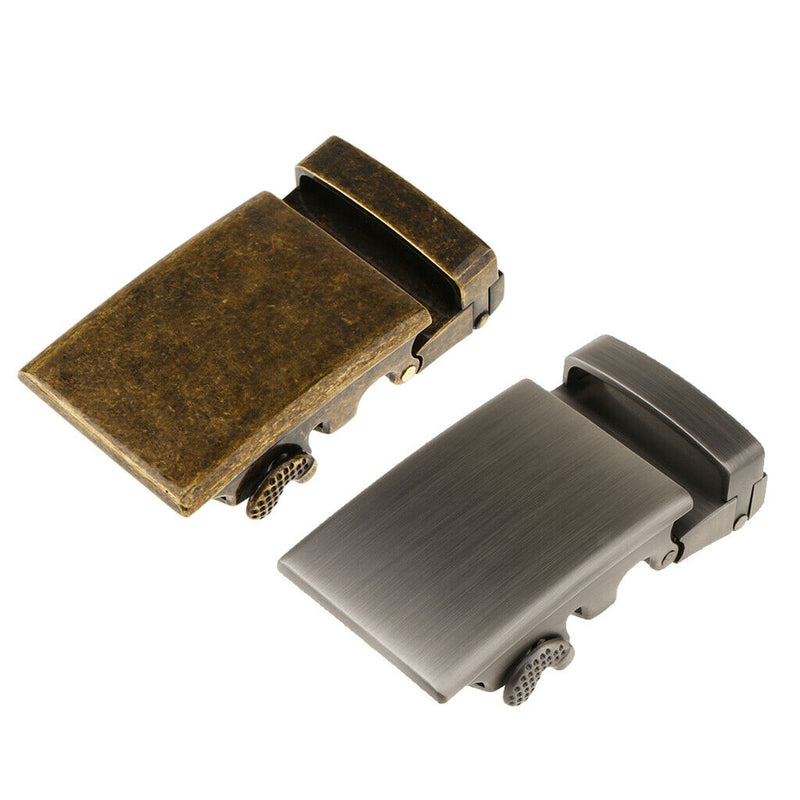 6pcs Mens Ratchet Belt Buckle, Automatic Slide Buckle for Belt Strap 34-36mm
