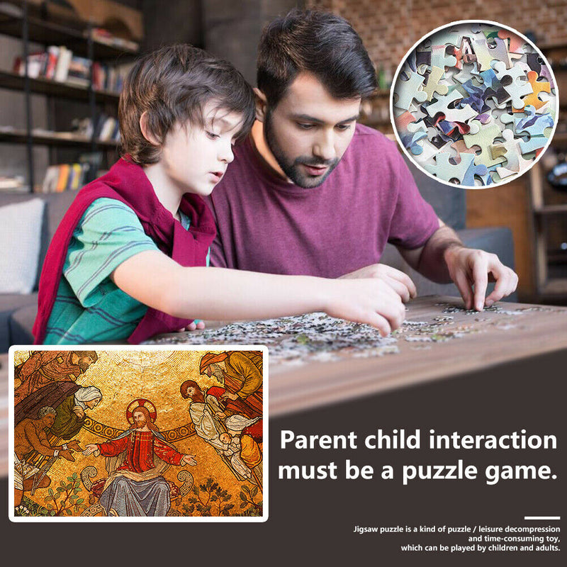 1000pcs Jigsaw Puzzle Art Oil Painting Paper Picture DIY Educational Toys