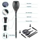 1pcs Solar Powered 3 Modes Streetlight LED Flame Garden Lamp Torch Lights A