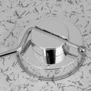 Ring Shape Stainless Steel Vacuum Suction Cup Bathroom Towel Shelf Bar Rack