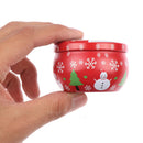2.2OZ Christmas mini tin box Sealed jar packing boxes jewelry candy box stoS Ew