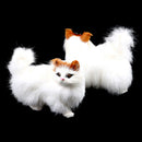 Handicraft kitten simulation animal cat car ornament creative gift home decor Gw