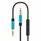 3.5mm Jack Audio Cable 1.2m Stereo Aux Plug Cables With Microphone HandsfreeA7F3