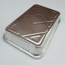 Aluminum Pans Disposable Foil Pans Tin Foil Pans for Cooking 10Pcs_2200ml