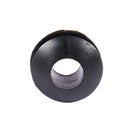 90pcs Black Rubber Grommet Electrical Cable Wire Gasket 1.5mm Groove K5D3
