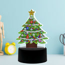 Christmas Tree LED Light 5D DIY Rhinestone Cross Stitch Mosaic Night Light