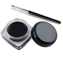New Cosmetic Eye Liner Gel Makeup + Brush Waterproof Eyeliner Shadow Black j8