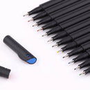 12pcs color pen set fine line drawing pen porous fine point markers M&O