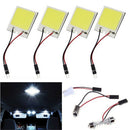 48 SMD COB LED T10 BA9S 4W 12V White Light Car Interior Panel Lights Dome lj