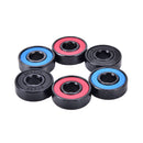 8pcs/set 608RS skate skateboard steel integrated spacer bearings fit  Z
