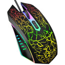 USB Wired Professional Gaming Mouse LED Backlit 2400 DPI Mice for LOL CS A
