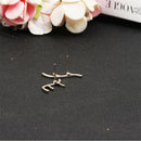 Fashion Rhinestone Flowers Stud Earrings Women Ear Jewelry Gift (Antlers A