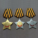 1 2 3 CLASS GLORIOUS MEDAL FULL SET GROUP ORDERS OF MILITARY GLORY RUSSIA WW2