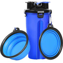 Dog Water Bottle Dog Bowls For Traveling Pet Food Container 2-In-1 With Col