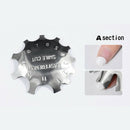 3 Size French Metal Cutter Tool Nail Art Smile Line Edge Trimmer Stencil