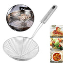 Strainer Skimmer Stainless Steel Spider Strainer Kitchen Tool 13Inch Bowl US