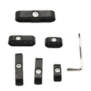 Black Car Spark Plug Wire Cable Divider 7/8mm Universal For Chevy Ford Mopar