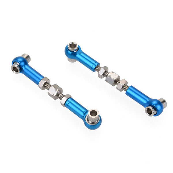 6 Pack Machined Metal Front Rear Adjustable RC Turnbuckles Pull Rod for 1/12 &