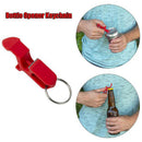 4 In 1 Portable Can Opener Keychain Tool Pocket Aluminum Claw Key Ring CS Hn