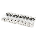 10 Pcs Fast Blow Type Glass Tube Fuses 5x20mm 250V 0.5A I8U1