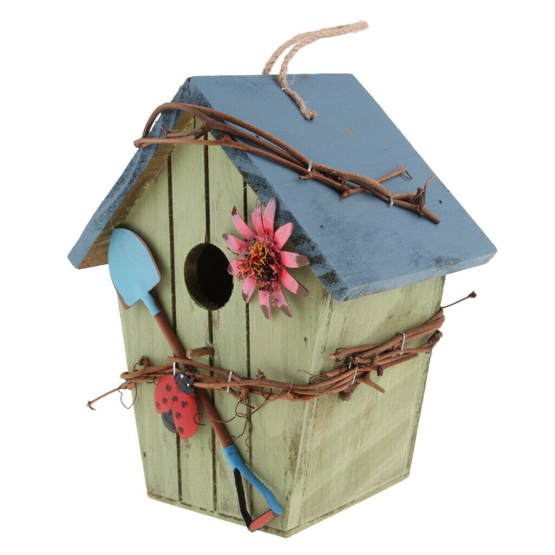 2 x Decorative Hanging Bird House, Insect Hotel for Garden Balcony, Yard - Rural