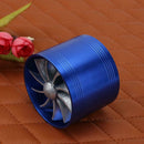 Car Refitting Turbine Turbo Charger Air Intake Gas Fuel Saver Fan Vent