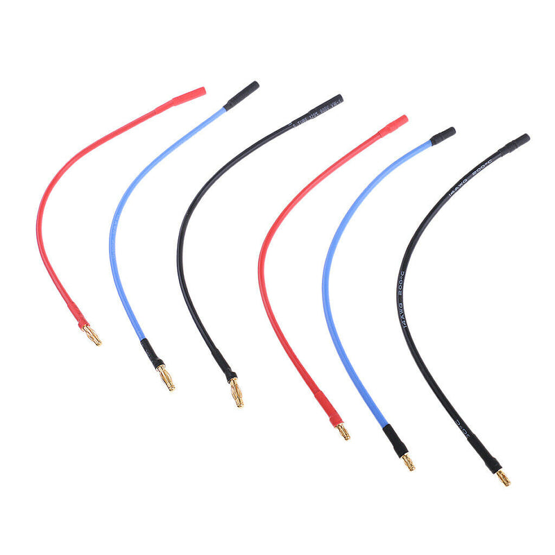 4.0/3.5mm Connectors RC Car Boat Brushless Motor ESC Extension Cable Wire