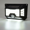 66LED Solar Motion Sensor Wall Light 3 Modes Waterproof Yard Security Lamp UK