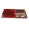 Handmade Wooden Chess Set Foldable Chess Game Board with Storage Slots, 32pc