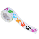 500pcs Colorful Paw Print Stickers Dog cat Paw Labels Stickers reward stic- OZ
