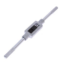 6pc 3F Hand Screw Thread Metric Plug Tap Set M3 M4 M5 M6 M8+1/16-1/4" Tap Wrench