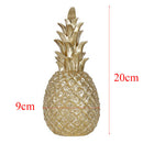 Creative Pineapple Shaped Decor Ornament For Home Desk Shelf Decor Golden