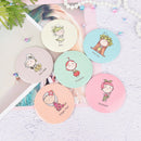 1x Girl Cute Lovely Mini Makeup Cosmetic Portable Pocket Mirror Random Color FT