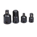 4pcs 1/4 3/8 1/2 Drive Socket Adapter Converter Reducer Air Impact