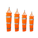 4Pcs Airport Windsock for Outdoor Decorations - UV Ray, Water Resistant,