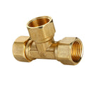 1/2'' Female Male 3 Way Tube Hose Coupler Connector Joint Fitting Type B
