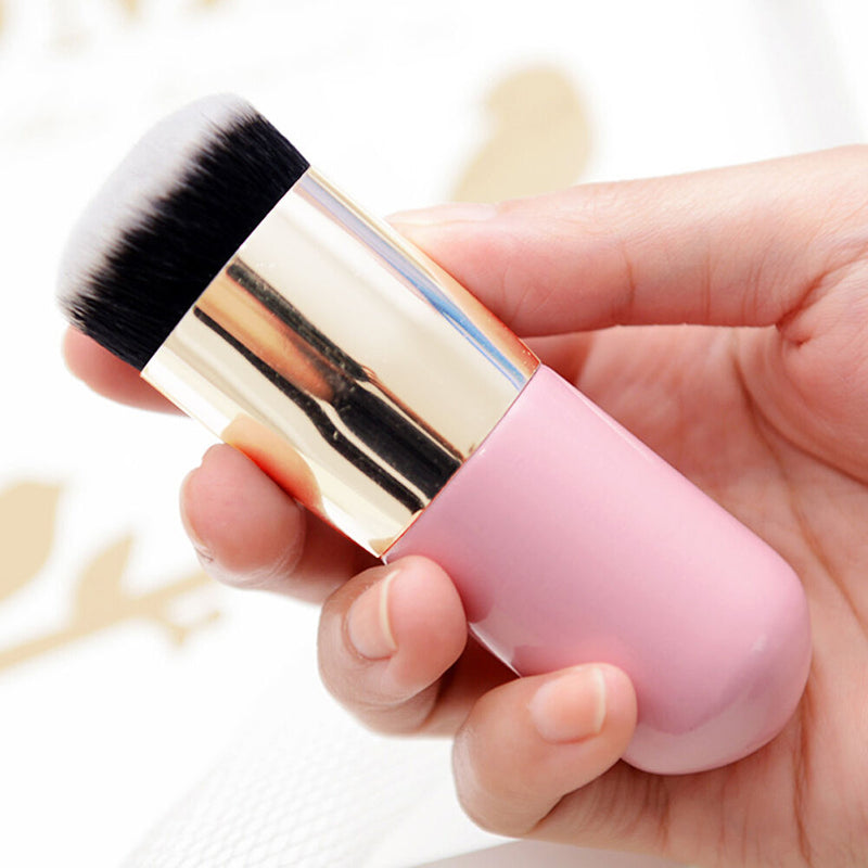 Soft Flat Foundation Face Blush Kabuki Powder Contour Makeup Brush Cosmetic Tool