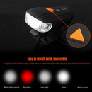 Waterproof Flashlight Smart Bike Front Light Rechargeable LED Headlights