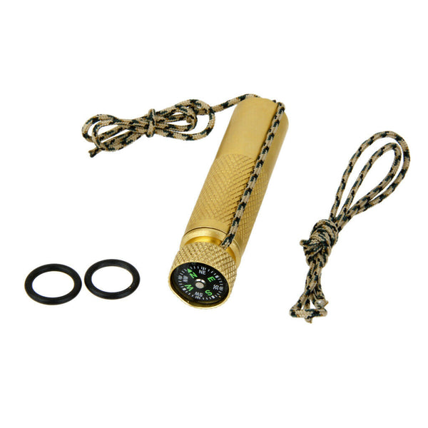 Large Waterproof Capsule Sealed Box Pill Box Compass Outdoor Survival
