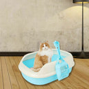 Toilet Bedpan Cat Litter Box Cat Dog Tray Toilet Supply Teddy Anti-Splash P M2U4