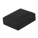 LED Lighted Necklace Box Rubber + Plush Pendant Case for Jewelry Display We
