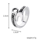 Wrench Ring Men Women Hip Hop Open Plating Finger Male Rings Jewelry Gift