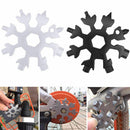 18-in-1 Stainless Steel Pocket Multi-Tool,Outdoor Camping Snowflake Screwdriver