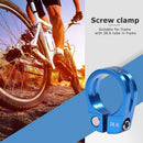 1pc MTB Cycling Seat Tube Clip Bike Release Seatpost Clamp (28.6mm Blue) A