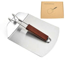 1pc Stainless Steel Pizza Peel Shovel Spatula Cake Lifter Paddle Baking Tray