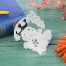 Cute Girl DIY Cutting Dies Stencils Scrapbooking Embossing Album Card Gifts