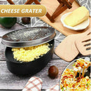 Kitchen Stainless Double Sided Fruits Cheese Grater Blades +Container Box Kit