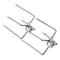 2Pcs Bbq Forks Iron Chrome Platingrotisserie Forks Spit Charcoal Chicken Gr