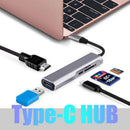 1X(Ult-Best 5-In-1 Type-C Hub Docking Station Support Hdmi+Sd/Tf Card Reade